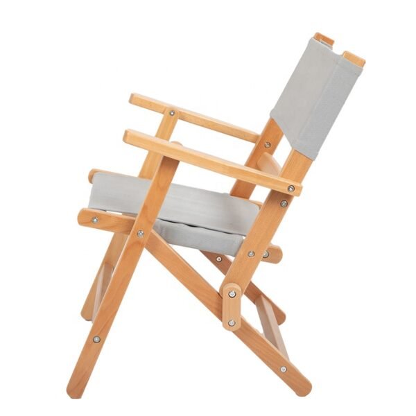 Wood Beach Chair side